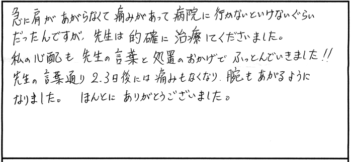 肩こり 首こり 腰痛